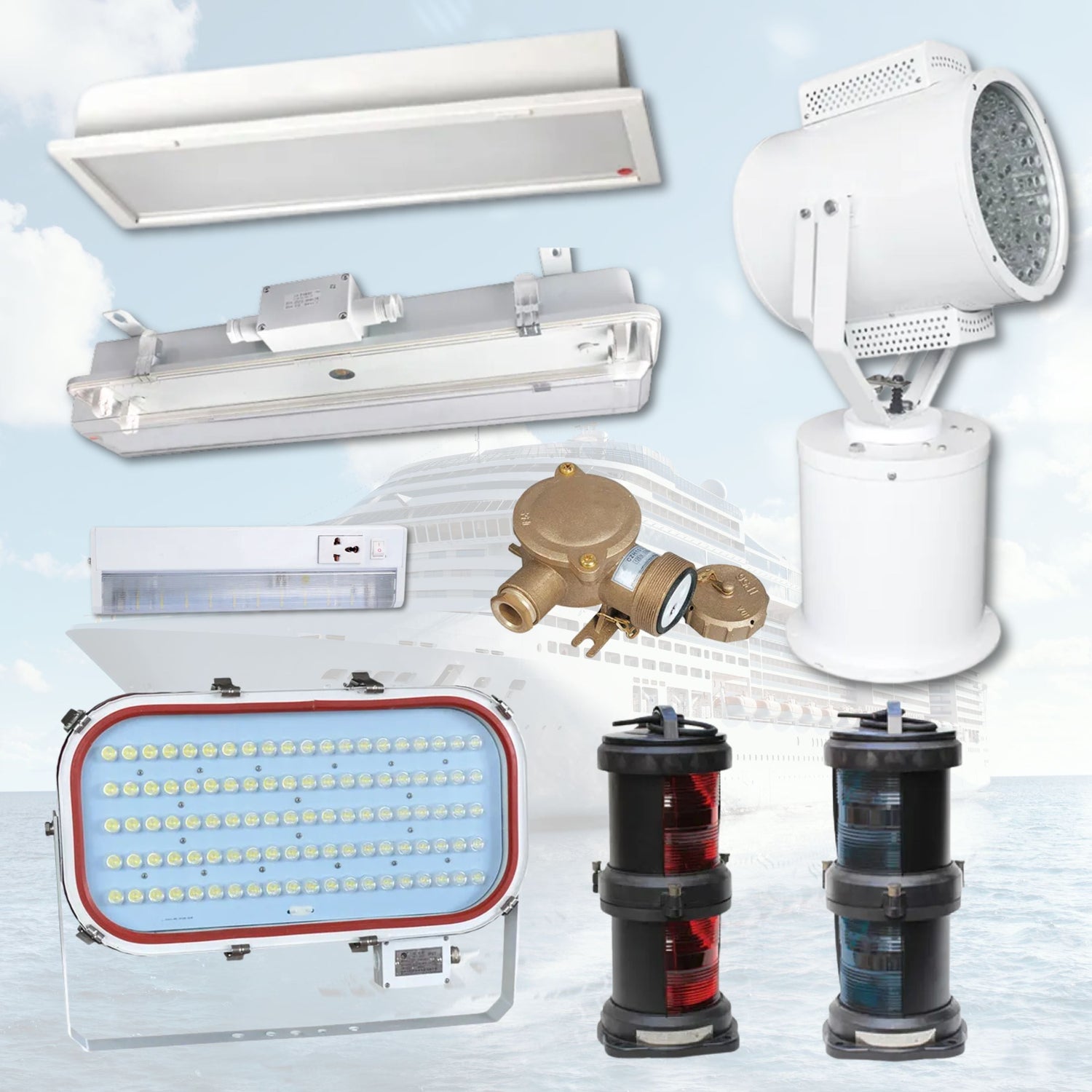 Equipos de Iluminación Marina